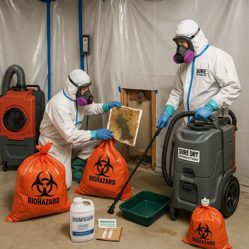 Contaminated Water Handling Protocols process in Dedham, MA